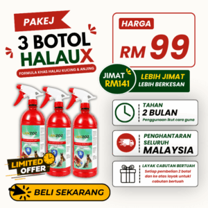 Pakej 3 Botol HalauX